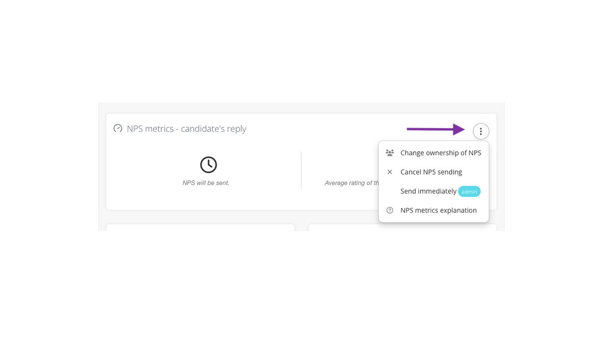 NPS cancellation settings